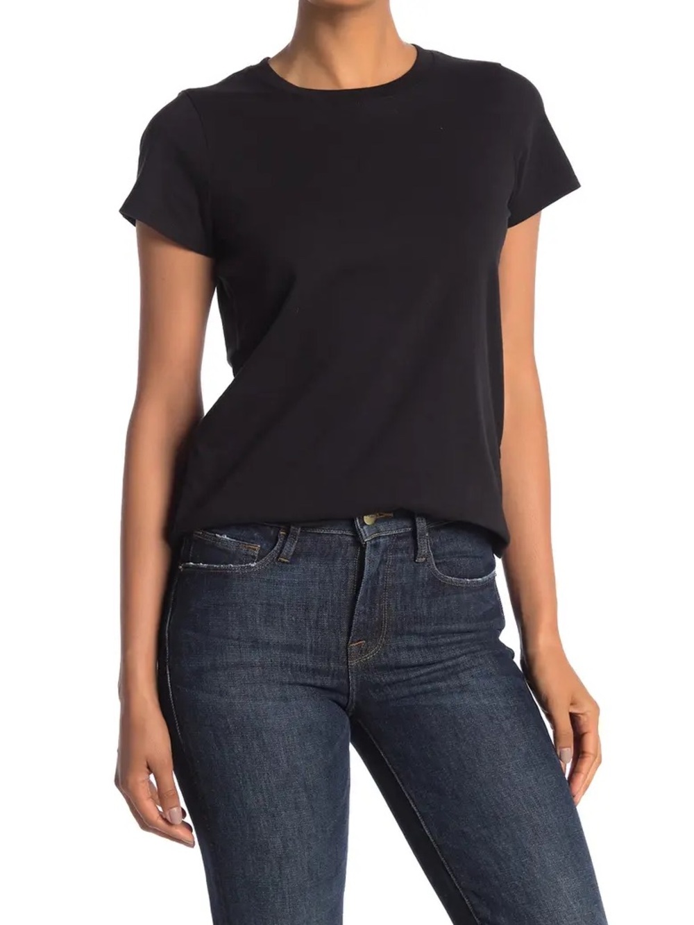 Madewell Vintage Crewneck Cotton T-Shirt in Black